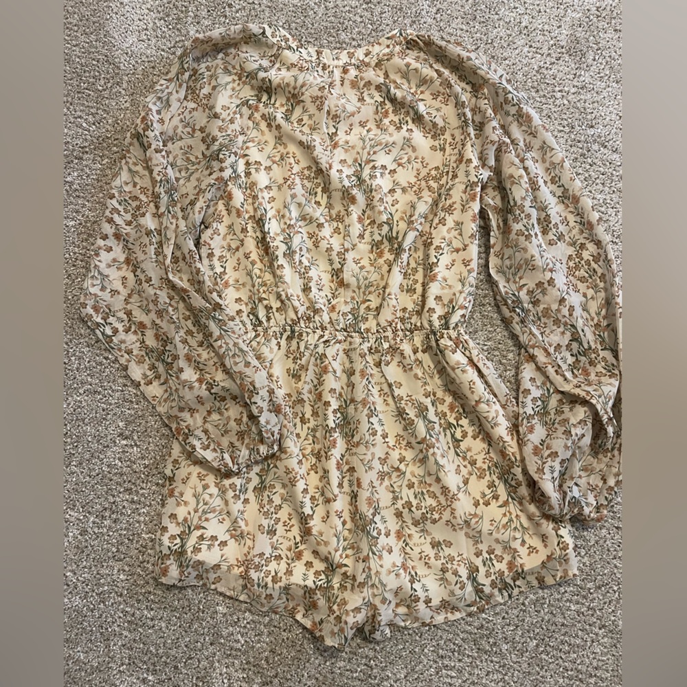 Pink Lilly High Neck, Long Sleeve Romper